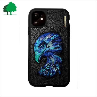 China Nimmy Brand Embroidery Mobile Phone Case TPU+PC Phone Case For i6/i6s/i6sp/i7/i7p/i8/i8p/iX/ip11 011 for sale