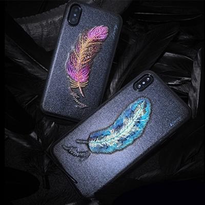 China TPU+PC Customize Embroidery Phone Case for sale