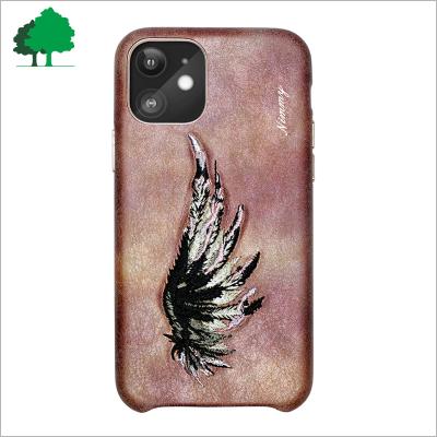 China TPU Phone Case With Embroidery OEM / ODM Customize Embroidery TPU+PC Phone Case for sale