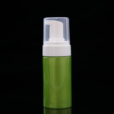 China Empty Plastic Face Wash Bottle 3.4oz Dispenser Pump Soap Household Products 100ml Foam Product Container Packaging for sale