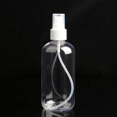 China Fine Household Products Transparent Mist Spray Bottle 250ml Fine Mist Spray Bottle Alcohol Hand Spray Bottle for sale