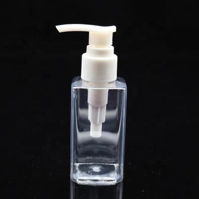 China Household Products Fit Empty Plastic Lotion Pump Bottle 100ml Cosmetic Face Wash Bottle for sale