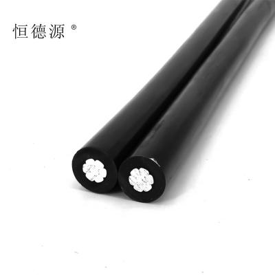 China 6 Triplex Aerial High Quality Aerial Wire Aaac 6201 Alloy Neutral ABC Cable for sale