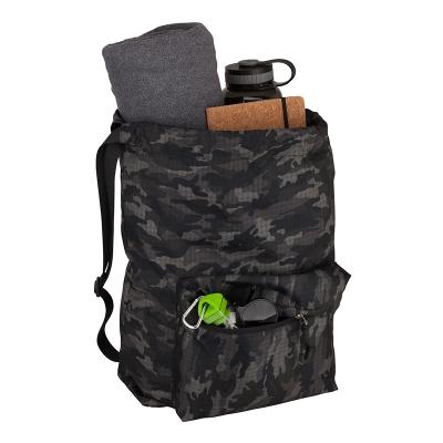 China Gym Bag Camouflage Sports Gym Drawstring Bag for sale