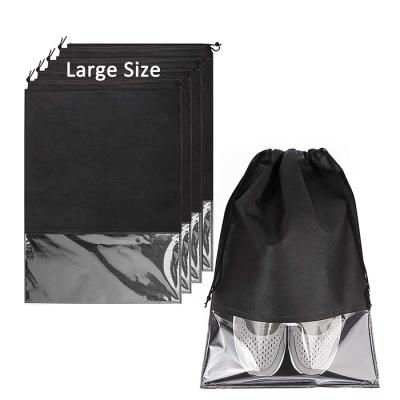 China Waterproof Polyester Shoe Storage Organizers Pocket Shoe Bags For Men And Women for sale