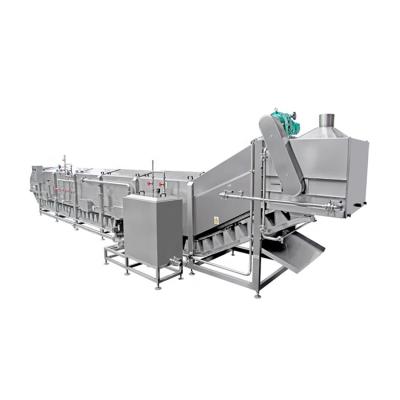 China Commercial Supplying Continuous Vegetable And Fruit Chain Bucket Pre-Cooker for sale