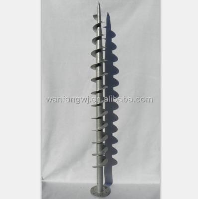 China Construction Galvanized Ground Screw Anchor for sale