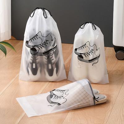 China Wholesale PEVA Dust Bag For Shoes Drawstring Bag Waterproof Shoe Organize Storage Bag for sale