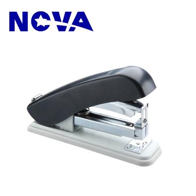 China Reduced Stress Stapler Less Force Half Band Reduced Stress Plastic Desktop Stapler for sale