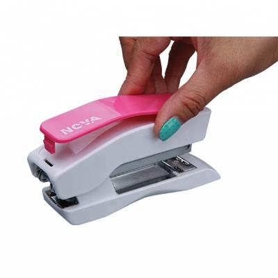 China Office Changeable Premium Stationery Fancy Gift OEM Model Plastic Office Paper Stapler for sale