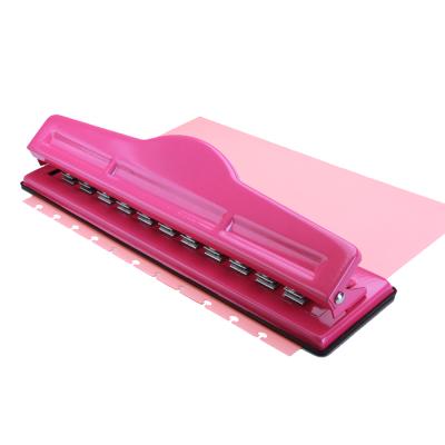 China Office Punch Promotional Standard Metal 11 Shape Handy Hole Punch for sale