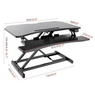 China Electric Sit-Rack Button Desk Electric Standing Office Furniture Electric Workstation for sale