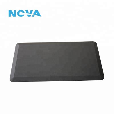 China 2018 Adhesive-protective pvc office comfortable leather anti fatigue standing mats for sale