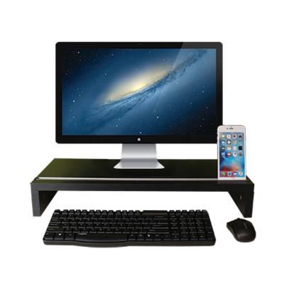 China Keyboard Storage Dual Computer Monitor Riser Desktop Stand for sale