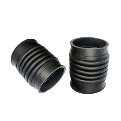 China Durable Molded Flexible Silicone EPDM NBR Bellows Accordion Neoprene Rubber Cover Cylinder Rod Bellows for sale