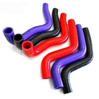 China Durable Various Size 30 90 Red Blue 135 Degree Elbow Coupler Intercooler Turbo Silicone Rubber Radiator Hose For Racing Car for sale