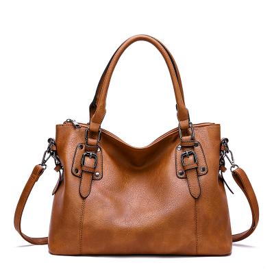 China Fashion Wholesale Custom Women Bag PU Leather Handbags For Women Tote Handbags Ladies Bags for sale