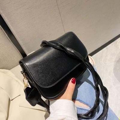 China Fashion PU Leather Shoulder Messenger Bags For Women 2020 Fashion Design Shoulder Handbags Cross - Body Bag for sale