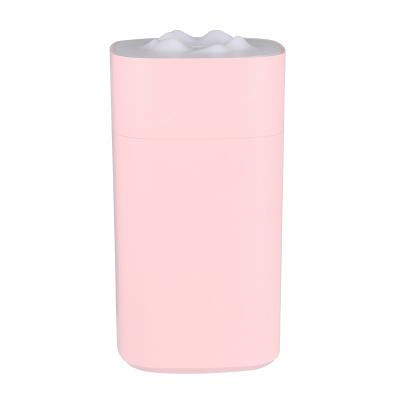 China Outdoor Air Humidifier Mini Ultrasonic USB Essential Oil Diffuser Car Purifier Aroma Anion Mist Maker for Home Car with LED Night Lamp for sale