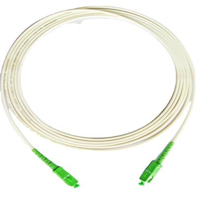 China FTTX FTTH 1Core SC/APC G657B3 1M SX 3.5mm LSZH FTTH Fiber Optic Patch Cord for sale