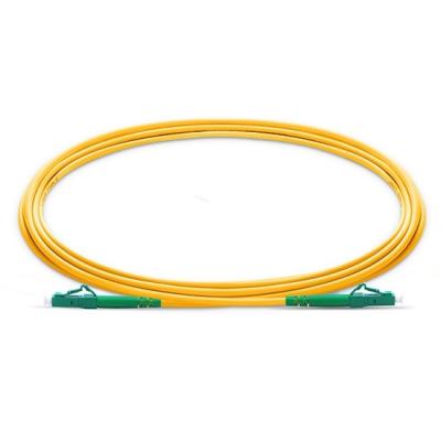 China FTTH FTTB FTTX Network 2.0mm/3.0mm LC/APC G652D Single Duplex Fiber Optic Patch Cord for sale