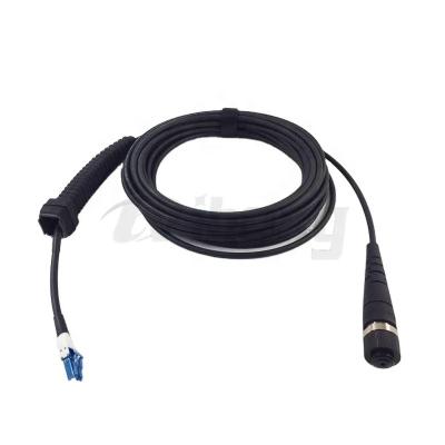 China LC GYFJH LSZH 2core Duplex CPRI Adjustable Boot Waterproof Patch Cord NSN ODC-NSN for sale