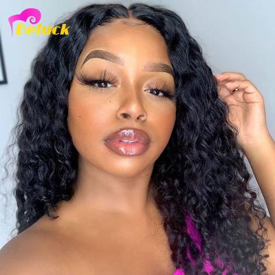 China Peruvian Silky Straight Wave Grade 12a Hd Lace Frontal Wig, 13*6 Virgin Deep Wave Lace Frontal Wig, Checked Hawian Deep Wave Lace Wig for sale