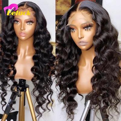 China Silky Straight 360 Lace Frontal Wig 250% Density Virgin Hair Brazilian Straight Hair Wigs For Pre Plucked Colored Women With Baby Hair for sale