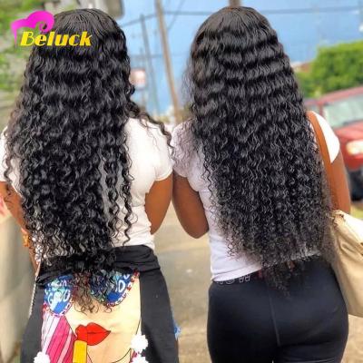 China 360 Density Silky Straight 180% Lace Frontal Wig 28 30 Inch Water Wave 13x4 Lace Front Wig Brazilian Virgin Hair Wigs Deep Curly Glueless for sale