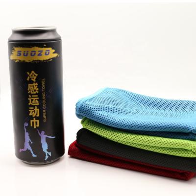 China QUICK DRY Hot Selling Towel Microfiber Polyester Soft And Quick Dry Cooling Material With Tin Bottle Packing for sale