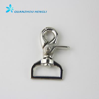 China Brass Metallic Square Snap Bags Solid Hook Clasp Fittings For Bags for sale