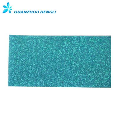 China Green Glitter Wallpaper 3D Nonwoven Abrasion-Resistant Chunky Fabric for sale