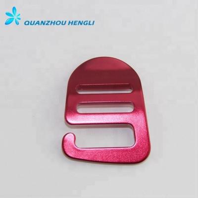 China Hook For Bags OEM ODM 20MM Metal G Hook Ladder Slider Buckles For Webbing Strap for sale