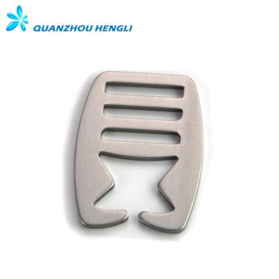 China Bags Metal G Hook Ladder Lock Slider Buckles For Webbing Strap for sale