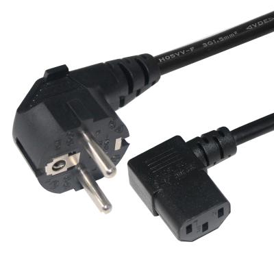 China Home Appliance Eu Angel Plug AC Power Cord Plug c5 to European CEE7/7 Schuko Plug to IEC 60320 C15 Power Cords for sale