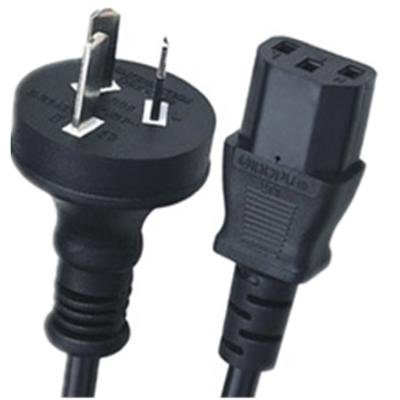 China Home Appliance Manufacturer for 2 Pin 3 Pin 6ft Australia Power Cord (IEC-320-13 to AS3112) for sale