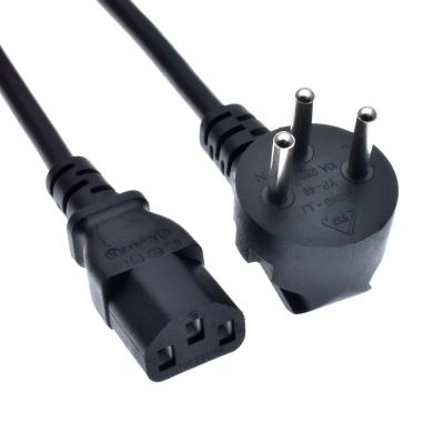 China Home Appliance Demark 3 Pin 2 Pin Power Cords Extension Plug Cord 10A 250v for sale