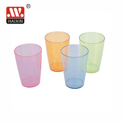 China Amazon viable hotselling 380ml /500ml Plastic Tumbler Cup AS Material Round Cup Customized Reusable Plastic Cup for sale