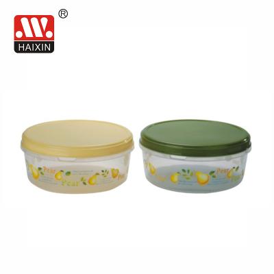 China Viable Wholesale Plastic Food Storage Haixin Food Container Reusable Frozen Food Container for sale