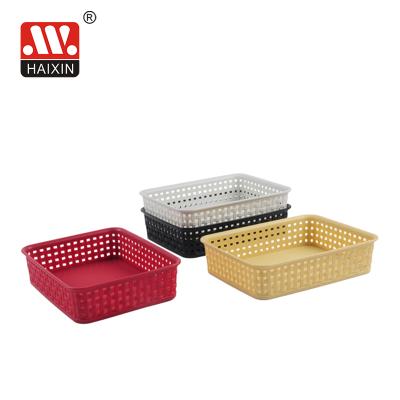 China Sustainable Top Selling Plastic Amazon Rattan Picnic Fruit Basket Storage Baskets 1.1L 2.1L for sale