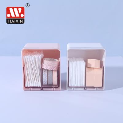 China Good Quality Haixin Drawer Storage Box Desktop Viable Multifunctional Storage Plastic Cosmetics Storage Box for sale