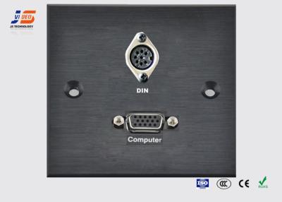 China Easy Assemble HDMI Wall Plate Wall Mounted With VGA DIN Connectors for sale