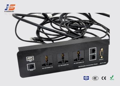 China USA-BRITISCHE EU verstopfen Strom-Multimedia-Sockel mit USB RJ45 RJ11 VGA zu verkaufen