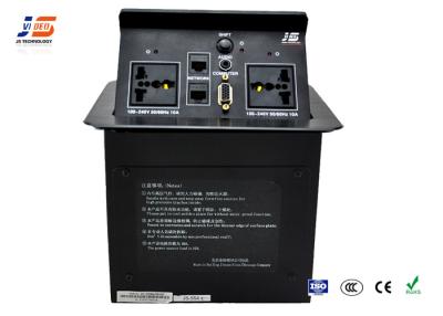 China VGAs RCA Frontplatten-Kabel des Tischplatten-Verbindungs-Kasten-RJ45 schließen Kasten an zu verkaufen