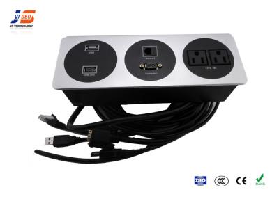 China Aluminium de Machtscontactdoos van de Verbindingsdoos Van verschillende media HDMI RJ45 USB VGA Te koop