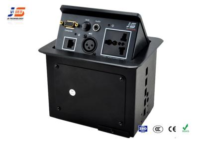 China Power And Data Outlet Desk Pop Up Outlet With Multifunctional Network XLR for sale