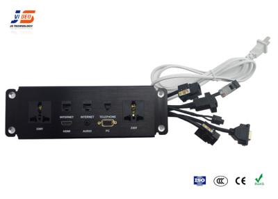 China De Stopcontactdoos van de hotelmacht met de Telefoonhdmi 3.5mm Hefboom van RJ45 Internet Te koop