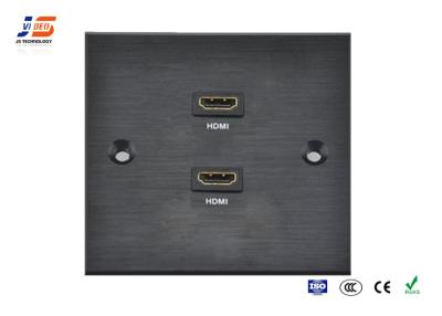 China High Grade Aluminum Wall Plate HDMI Power & Multimedia Sockets For Hotel Room for sale