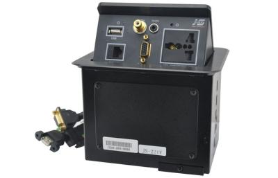 China Hidden Tabletop Interconnect Box , Australian Power Plug For Commercial for sale