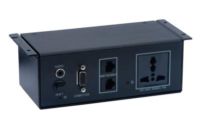 China VGA Multimedia Connection Box For Meeting , Conference Table Connectivity Box for sale